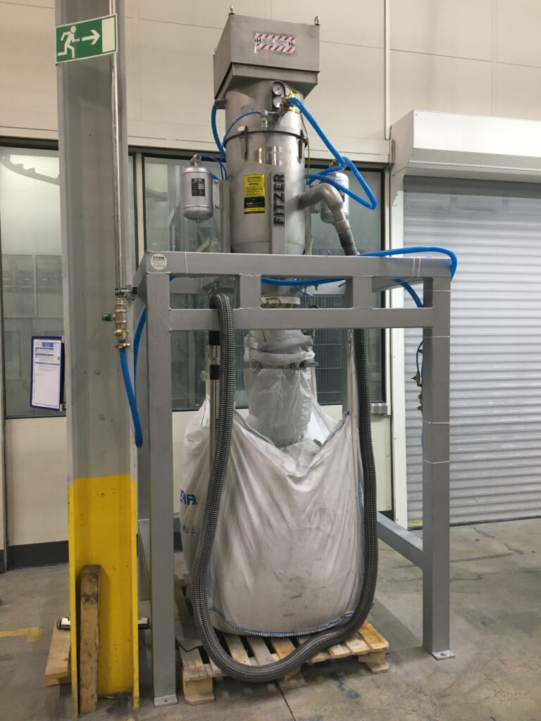 Big Bag Anlage fest montiert 2